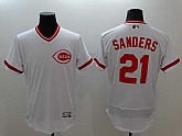 Cincinnati Reds #21 Reggie Sanders White 2016 Flexbase Authentic Collection Cooperstown Stitched Jersey,baseball caps,new era cap wholesale,wholesale hats